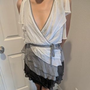Silk Wrap Top/ Dress